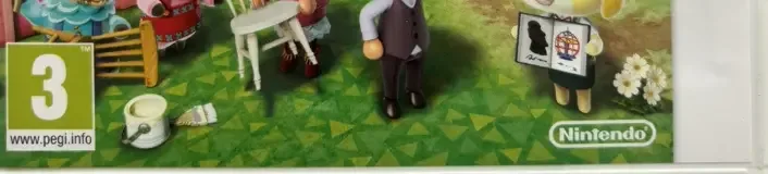 Animal Crossing: New Leaf, the PEGI square on its front