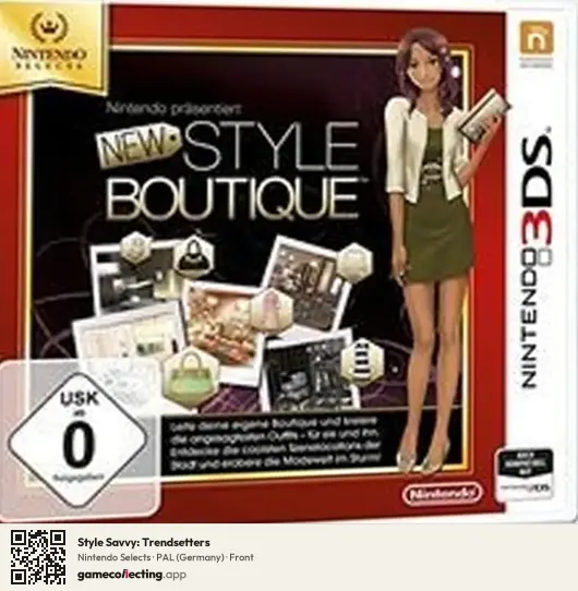 Style Savvy: Trendsetters Nintendo 3DS, Germany box front