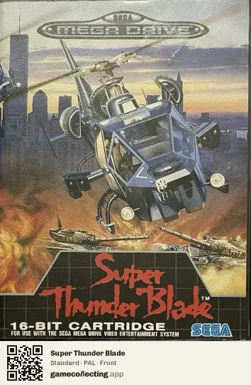 Super Thunder Blade Sega Mega Drive / Genesis, PAL box front