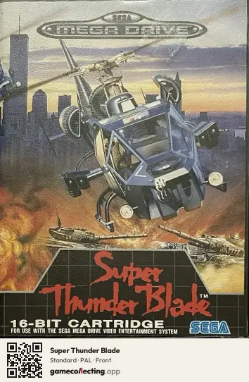 Super Thunder Blade Sega Mega Drive / Genesis, PAL box front