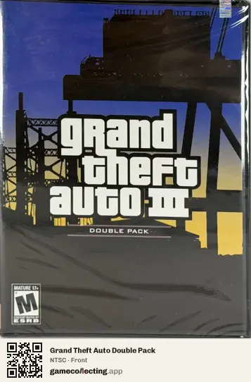 Grand Theft Auto Double Pack PlayStation 2, NTSC box front