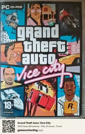 Grand Theft Auto: Vice City Computer, France box front