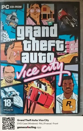 Grand Theft Auto: Vice City Computer, France box front