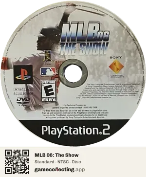 MLB 06: The Show PlayStation 2, NTSC disc