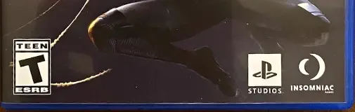 Marvel's Spider-Man: Miles Morales, the ESRB box on its front