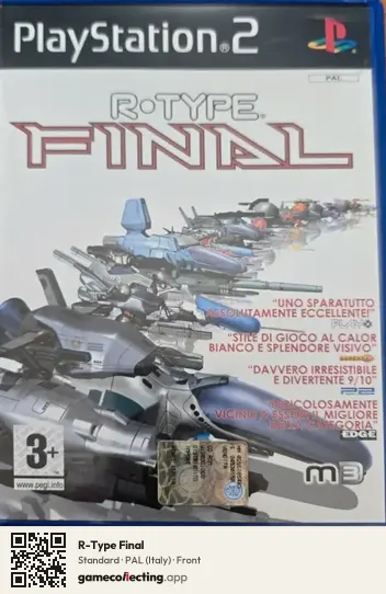 R-Type Final PlayStation 2, Italy box front