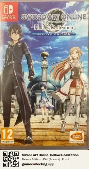 Sword Art Online: Hollow Realization Nintendo Switch, France box front