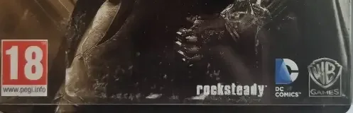 Batman: Arkham Knight, the PEGI square on its front