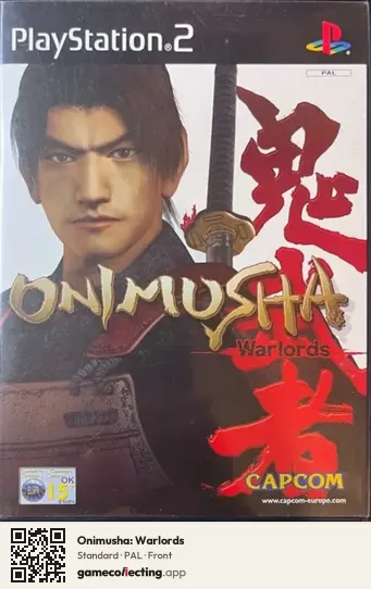 Onimusha: Warlords PlayStation 2, PAL box front
