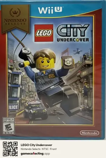 LEGO City Undercover Nintendo Wii U, NTSC box front