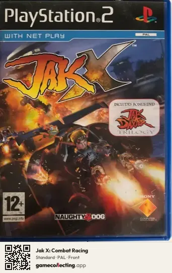 Jak X: Combat Racing PlayStation 2, PAL box front