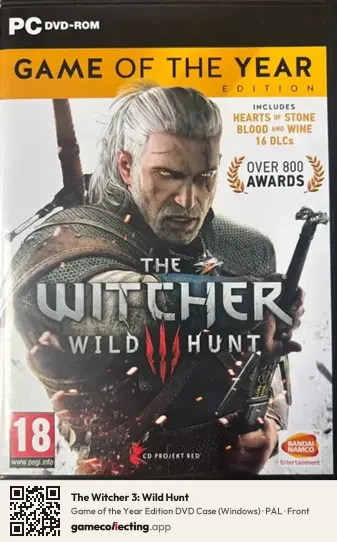 The Witcher 3: Wild Hunt Computer, PAL box front