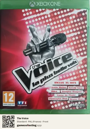 The Voice Xbox One, France box front