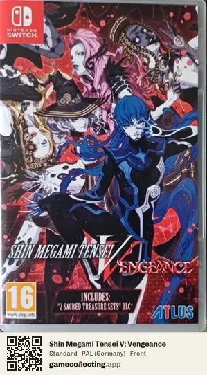 Shin Megami Tensei V: Vengeance Nintendo Switch, Germany box front