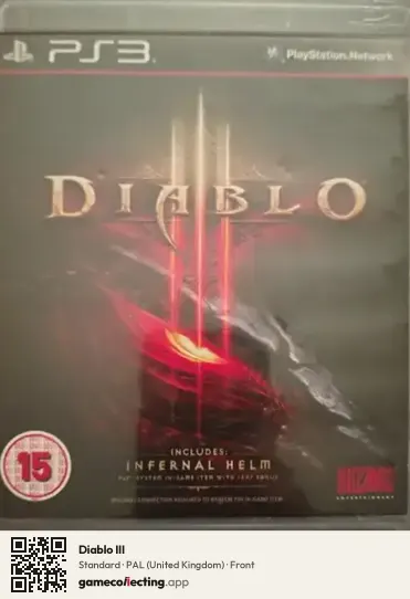 Diablo III PlayStation 3, United Kingdom box front