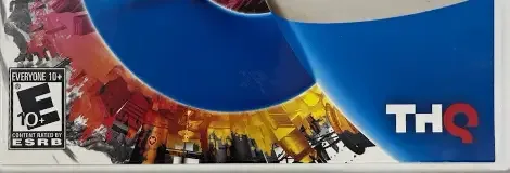 de Blob 2, the ESRB box on its front