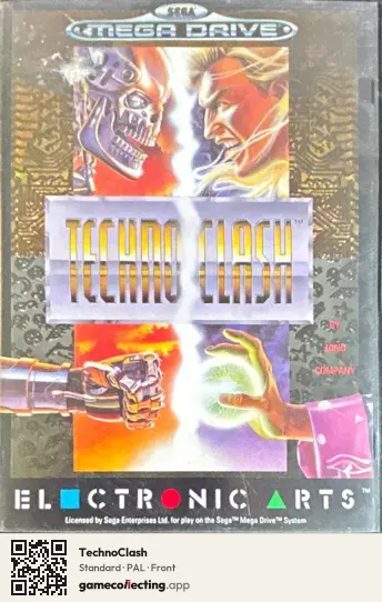 TechnoClash Sega Mega Drive / Genesis, PAL box front