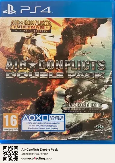 Air Conflicts Double Pack PlayStation 4, PAL box front