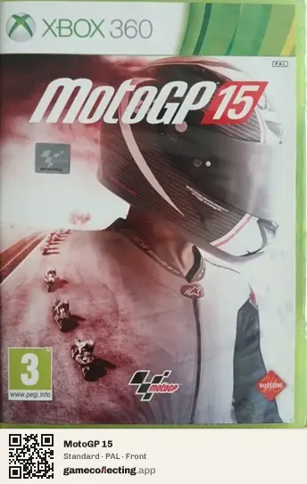 MotoGP 15 Xbox 360, PAL box front