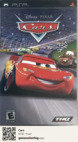 Cars PlayStation Portable, NTSC box front