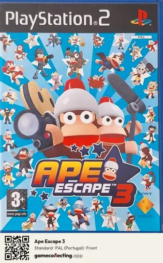 Ape Escape 3 PlayStation 2, Portugal box front