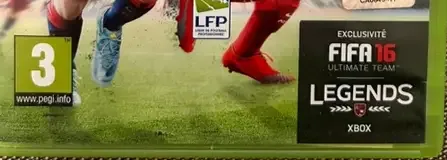 FIFA 16, the PEGI square on its front