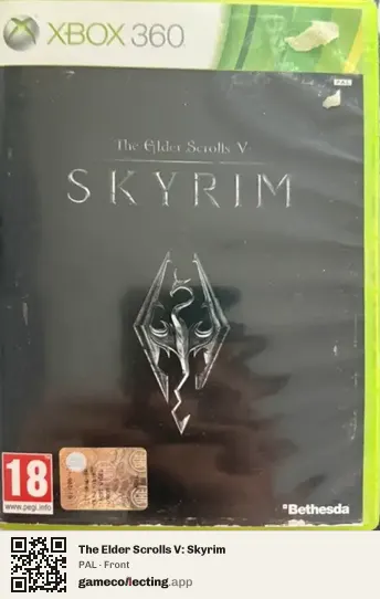 The Elder Scrolls V: Skyrim Xbox 360, PAL box front