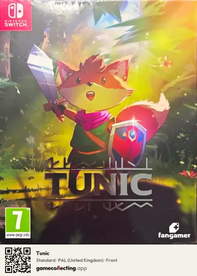 Tunic Nintendo Switch, United Kingdom box front