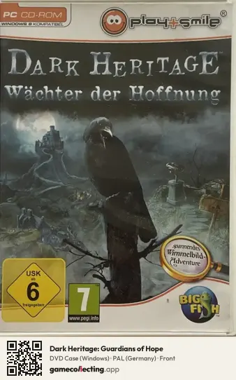 Dark Heritage: Guardians of Hope Computer, Germany box front