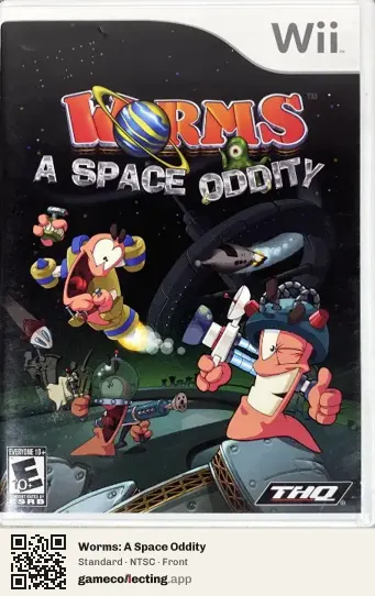 Worms: A Space Oddity Nintendo Wii, NTSC box front