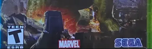 The Incredible Hulk, the ESRB box on its front