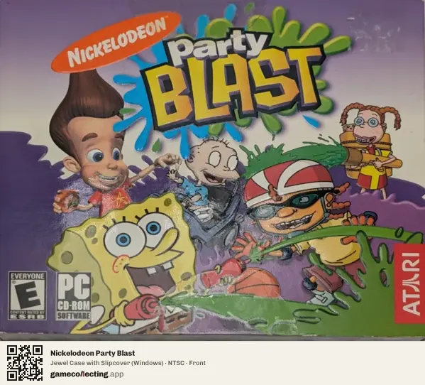 Nickelodeon Party Blast Computer, NTSC box front