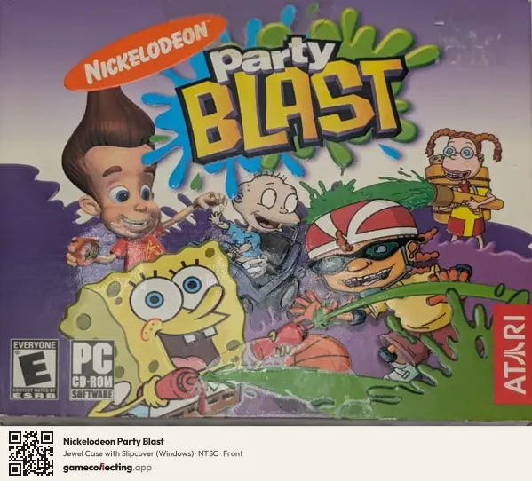 Nickelodeon Party Blast Computer, NTSC box front