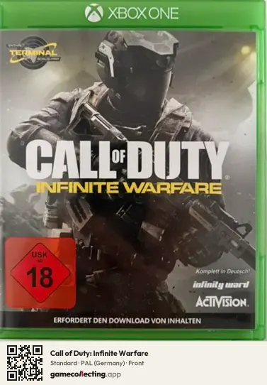 Call of Duty: Infinite Warfare Xbox One, Germany box front