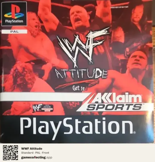 WWF Attitude PlayStation, PAL box front