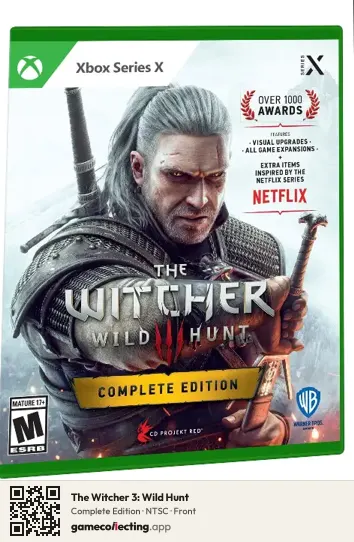 The Witcher 3: Wild Hunt Xbox Series X, NTSC box front