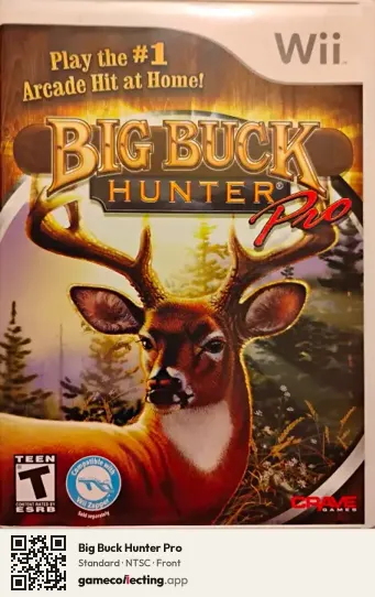 Big Buck Hunter Pro Nintendo Wii, NTSC box front