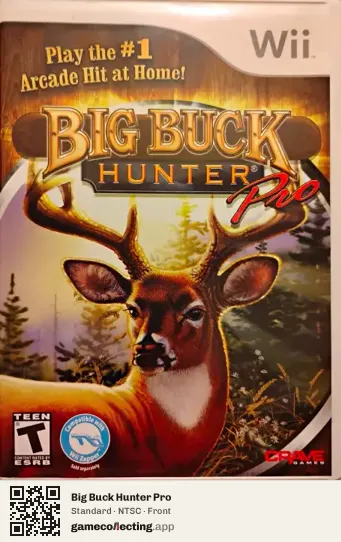 Big Buck Hunter Pro Nintendo Wii, NTSC box front