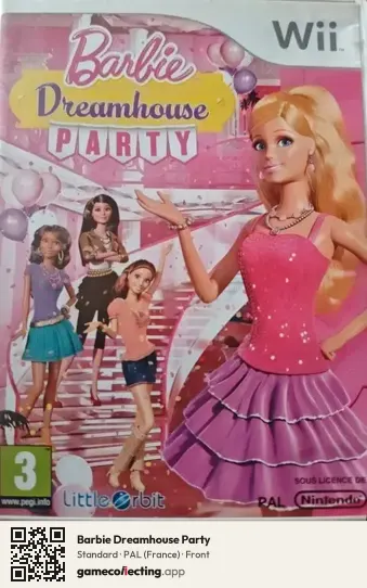 Barbie Dreamhouse Party Nintendo Wii, France box front