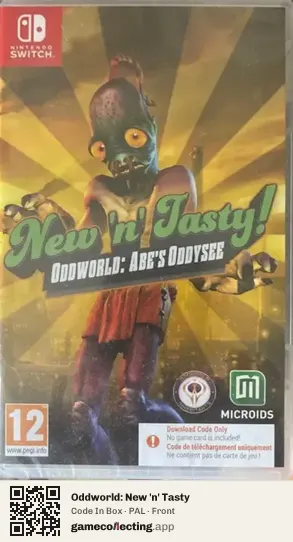 Oddworld: New 'n' Tasty Nintendo Switch, PAL box front