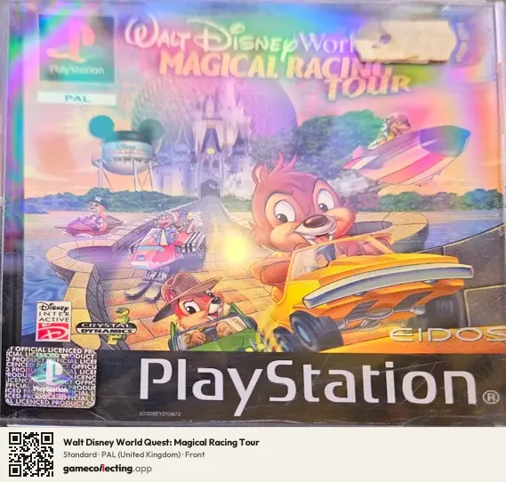 Walt Disney World Quest: Magical Racing Tour PlayStation, United Kingdom box front