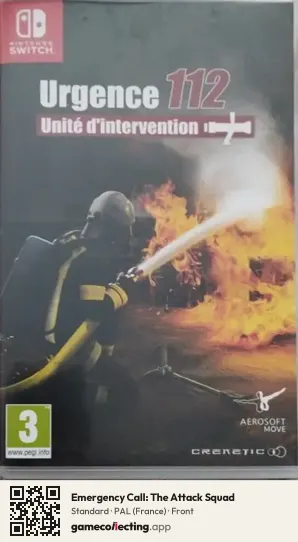 Emergency Call: The Attack Squad Nintendo Switch, France box front