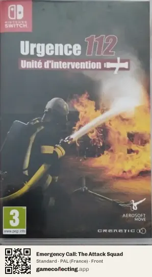 Emergency Call: The Attack Squad Nintendo Switch, France box front