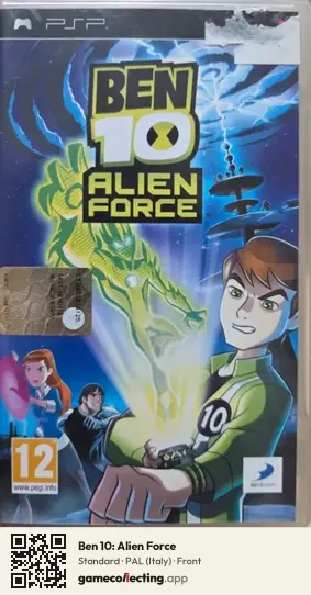 Ben 10: Alien Force PlayStation Portable, Italy box front