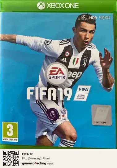 FIFA 19 Xbox One, Germany box front