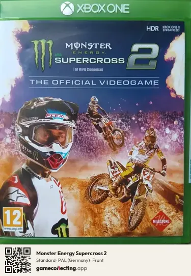 Monster Energy Supercross 2 Xbox One, Germany box front