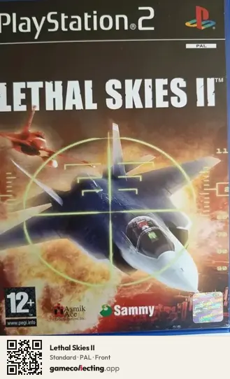 Lethal Skies II PlayStation 2, PAL box front
