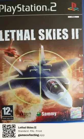 Lethal Skies II PlayStation 2, PAL box front