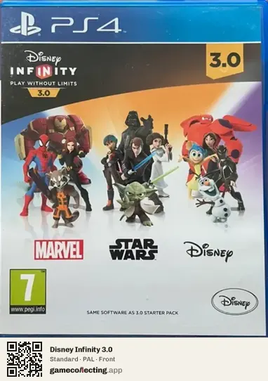 Disney Infinity 3.0 PlayStation 4, PAL box front
