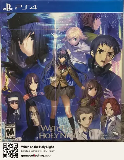 Witch on the Holy Night PlayStation 4, NTSC box front